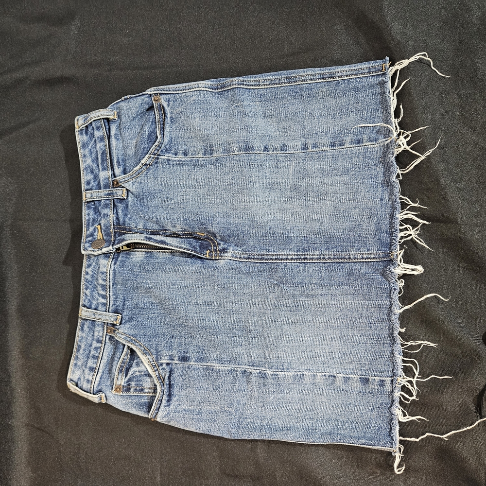 Old Navy Blue Mini Pencil Skirt